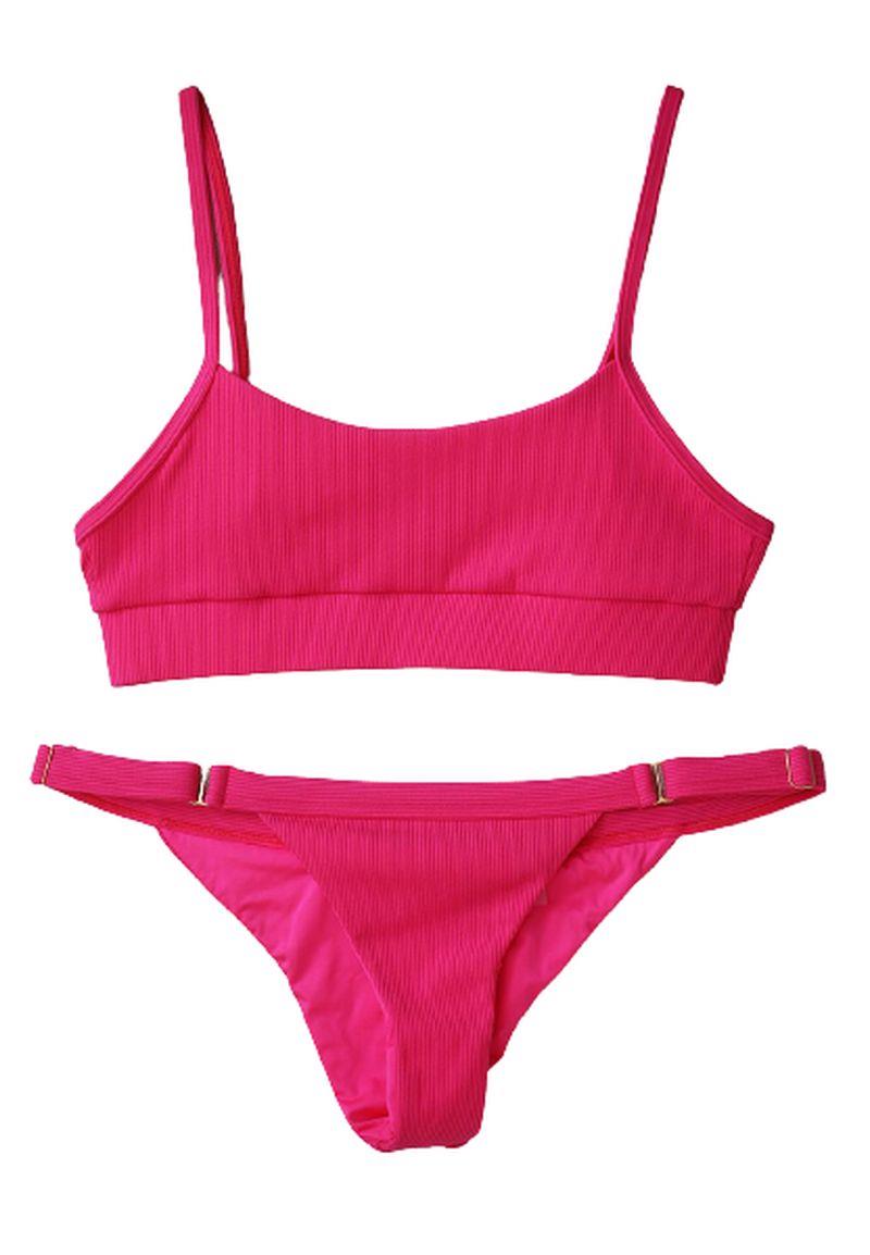 BEACH BUNNY RIB TIDE BRALETTE BIKINI MEDIUM