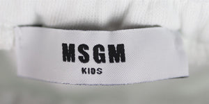MSGM KIDS GIRLS LOGO COTTON SKIRT 8 YEARS