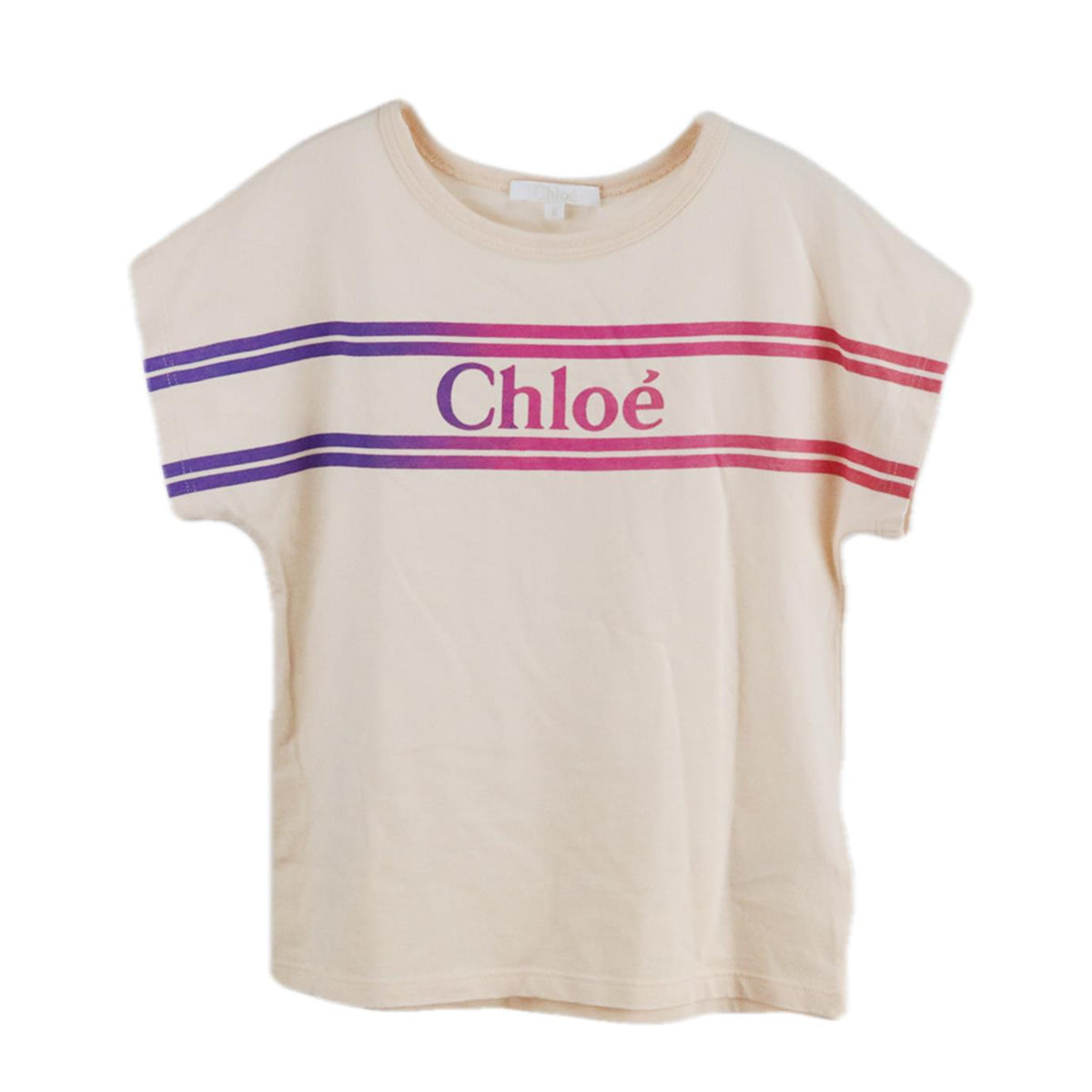 CHLOÉ KIDS GIRLS COTTON T-SHIRT 8 YEARS