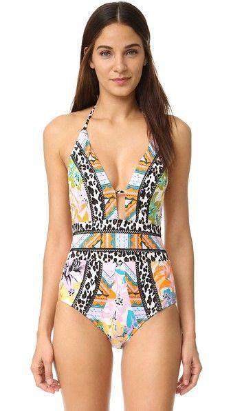 NANETTE LEPORE COPA CUBANA GODDESS SWIMSUIT SMALL
