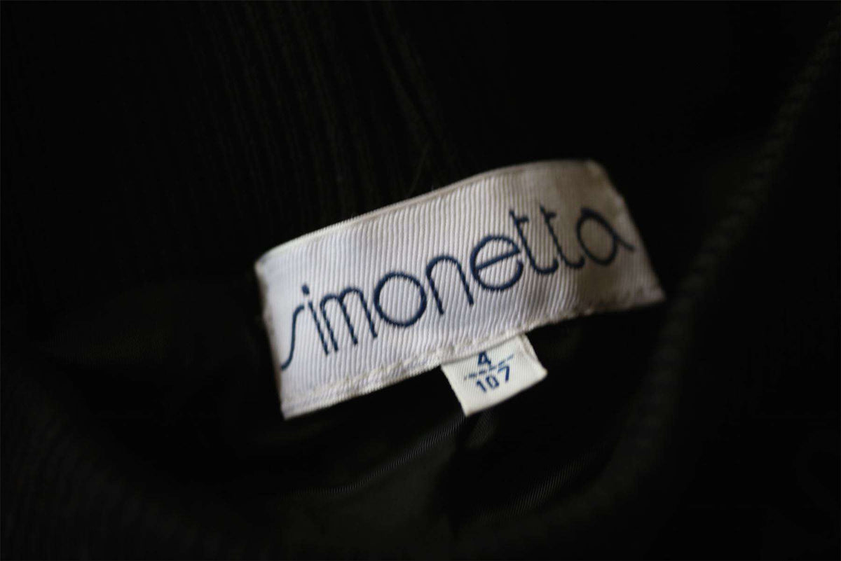 SIMONETTA GIRLS LEATHER-LOOK TROUSERS 4 YEARS
