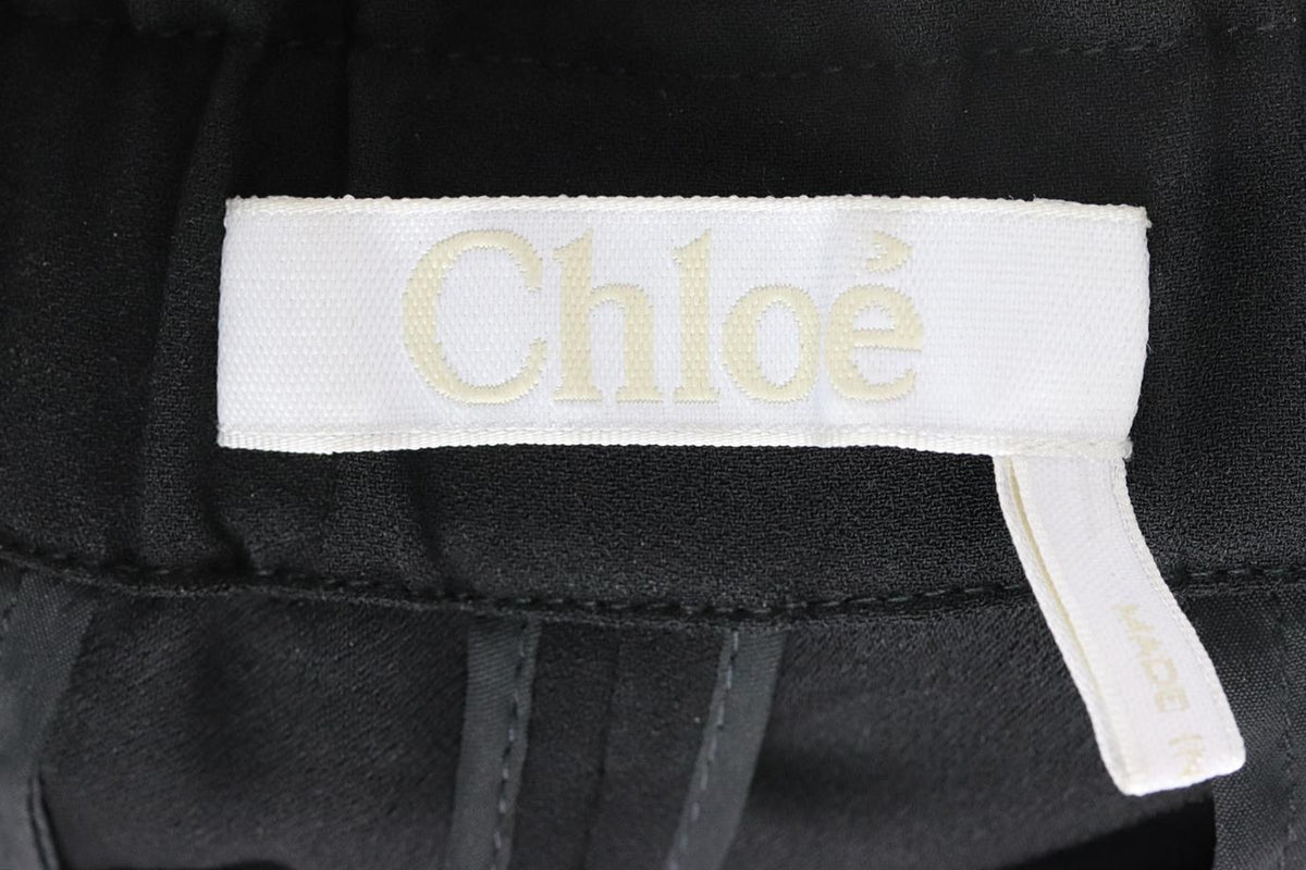 CHLOÉ WOVEN TAPERED PANTS FR 36 UK 8