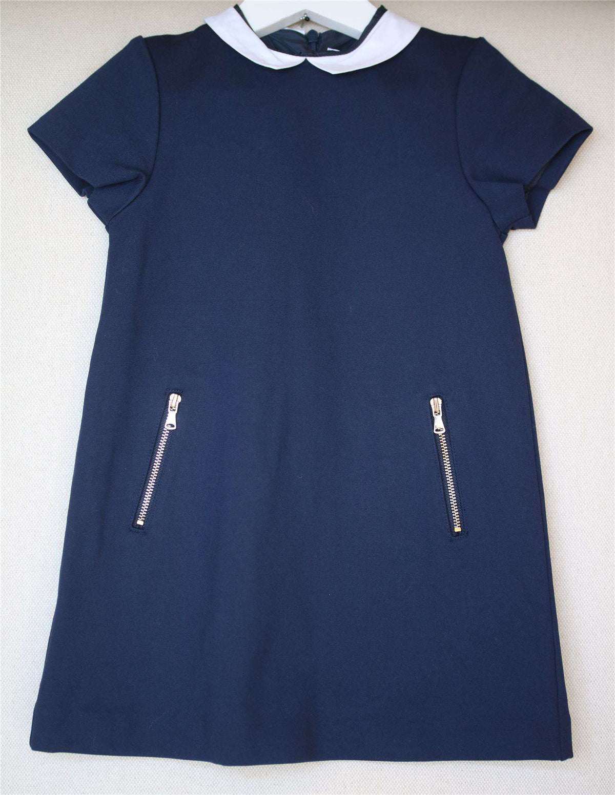 TARTINE ET CHOCOLAT GIRLS NAVY BLUE DRESS 4 YEARS