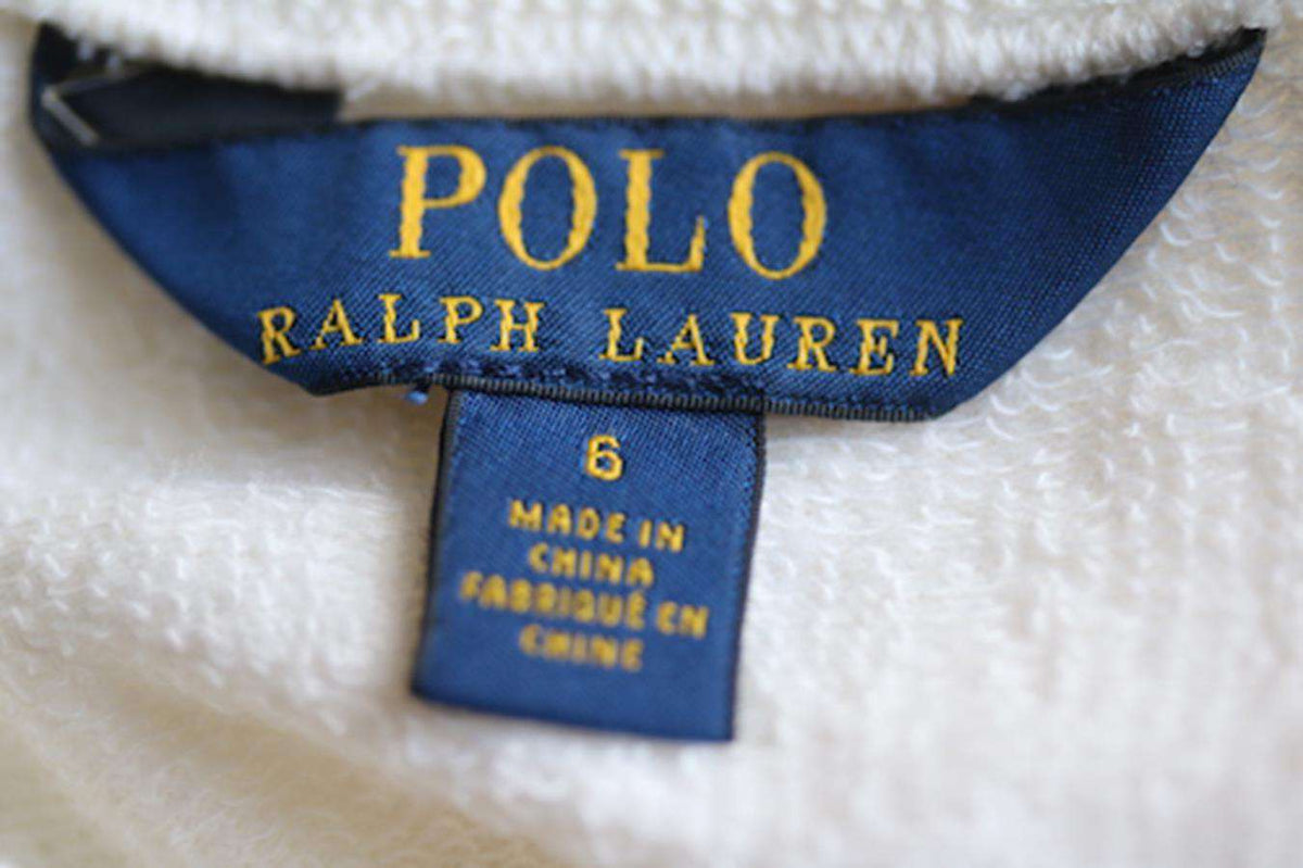 POLO RALPH LAUREN KIDS GIRLS HOLIDAY BEAR COTTON SWEATSHIRT 6 YEARS