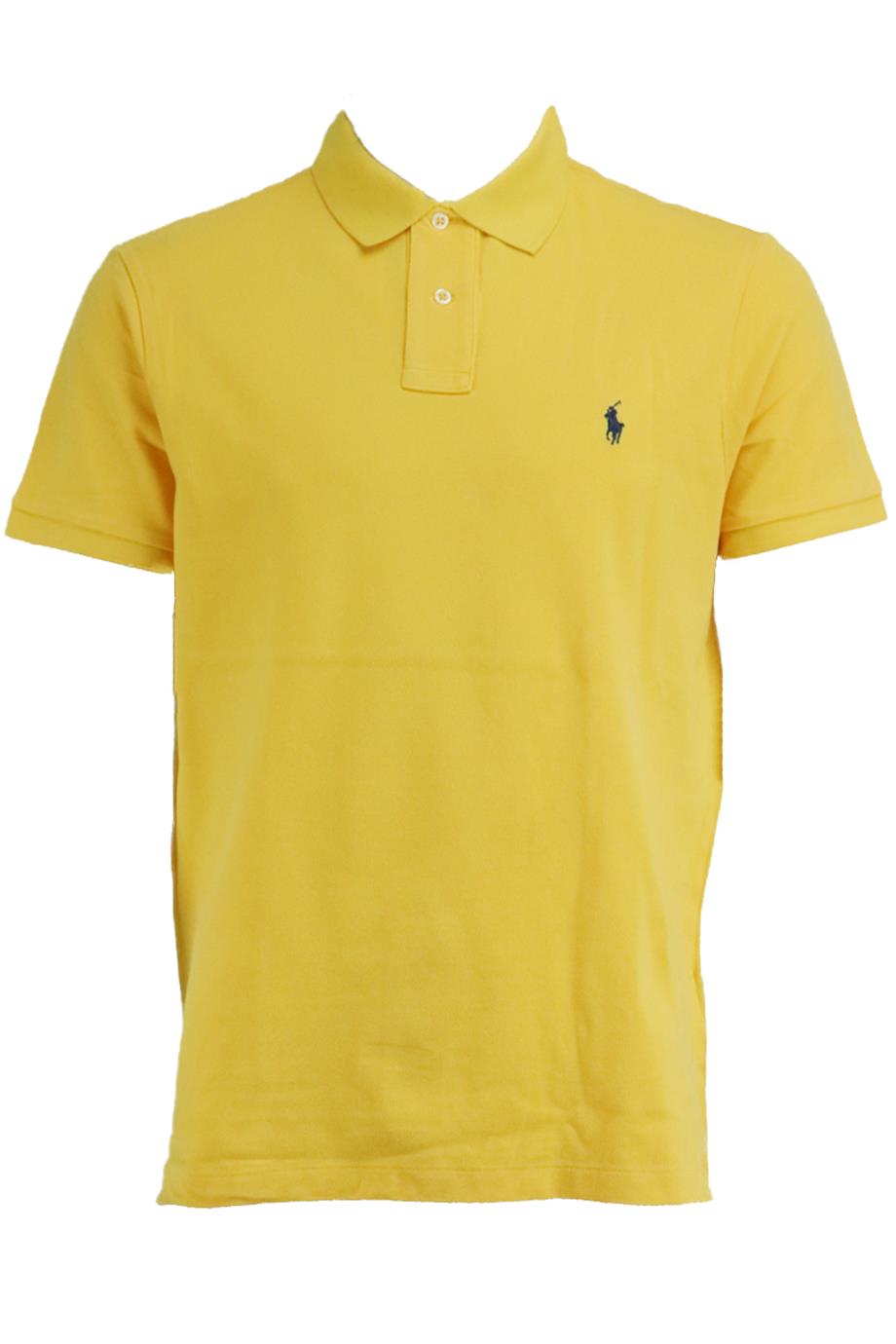 POLO RALPH LAUREN MEN'S CUSTOM FIT COTTON PIQUÉ POLO SHIRT LARGE