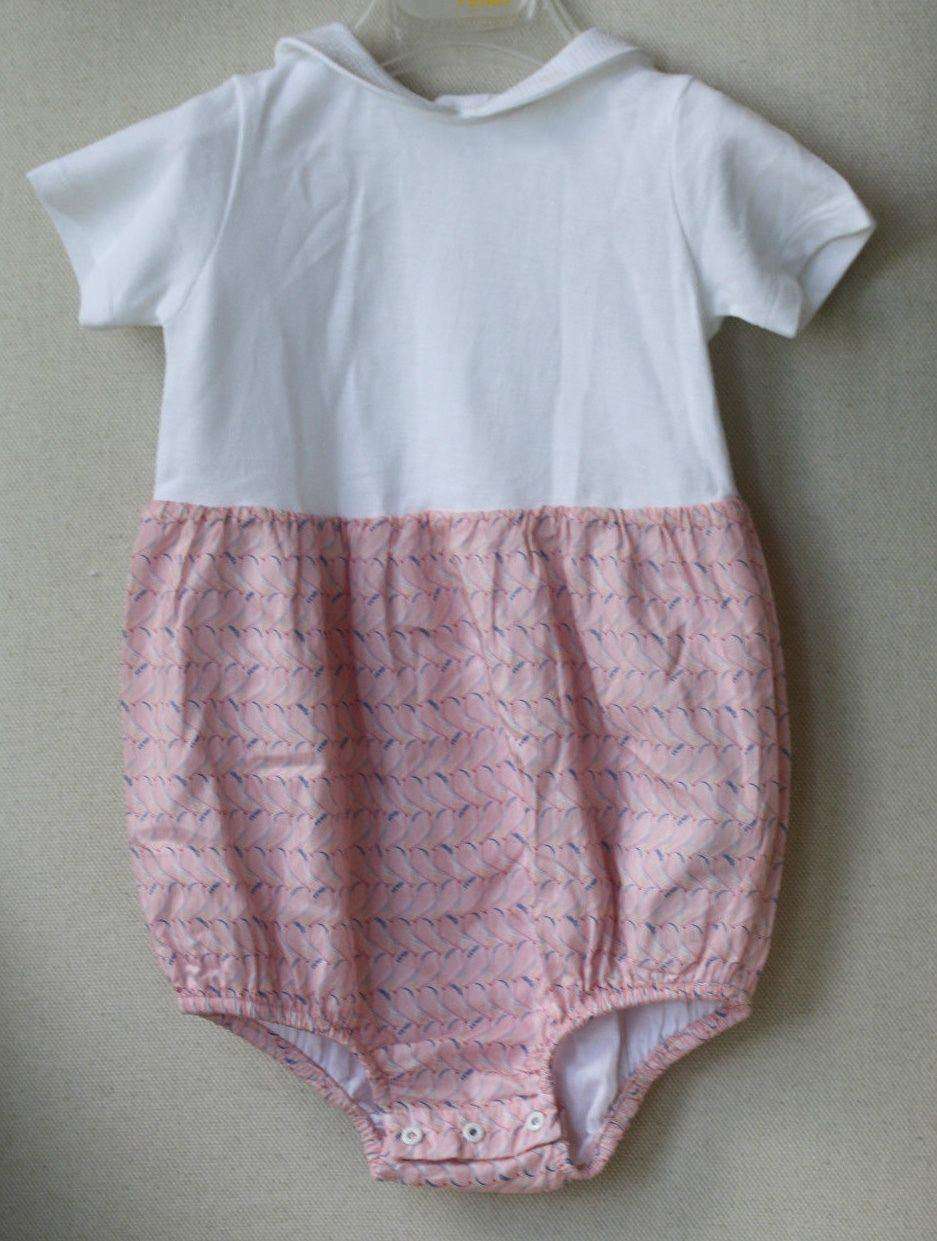 FENDI BABY PINK BIRD BUBBLE SHORTIE 18 MONTHS
