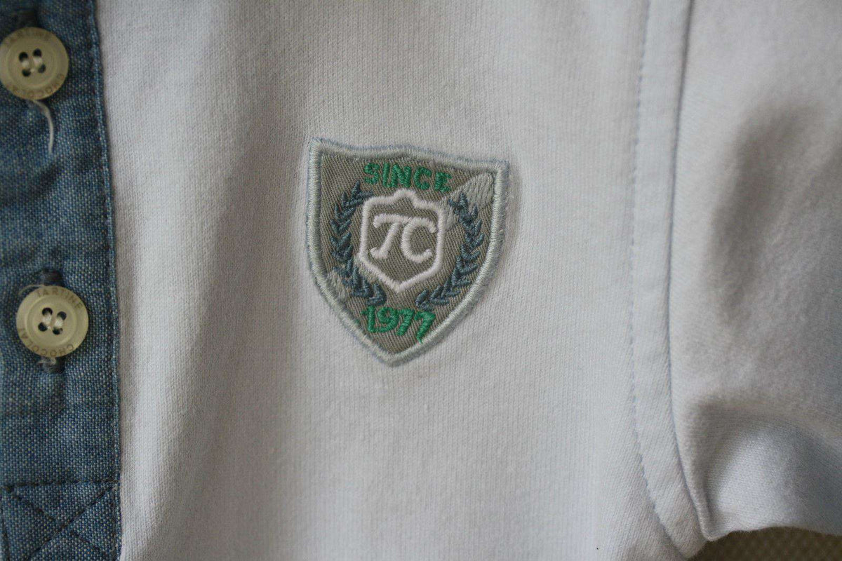 TARTINE ET CHOCOLAT BABY BLUE POLO SHIRT 3 MONTHS