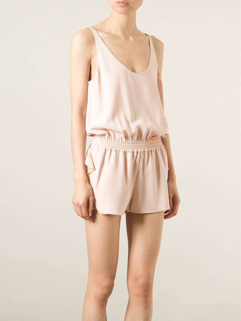 STELLA MCCARTNEY DRAPED ROMPER PLAYSUIT IT 40 UK 8