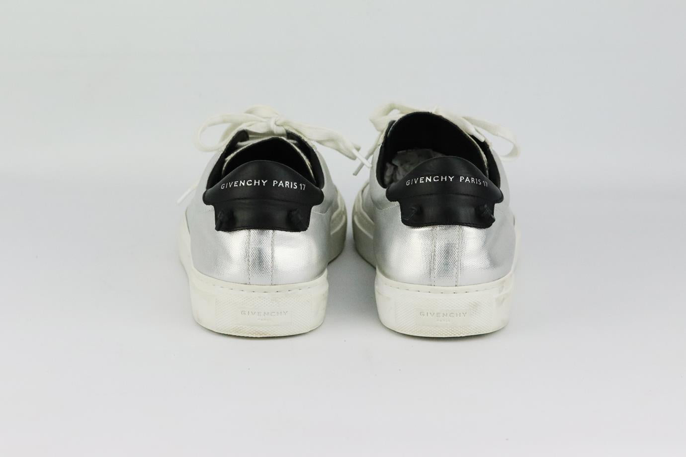 GIVENCHY MEN'S COATED CANVAS SNEAKERS EU 42 UK 8 US 9