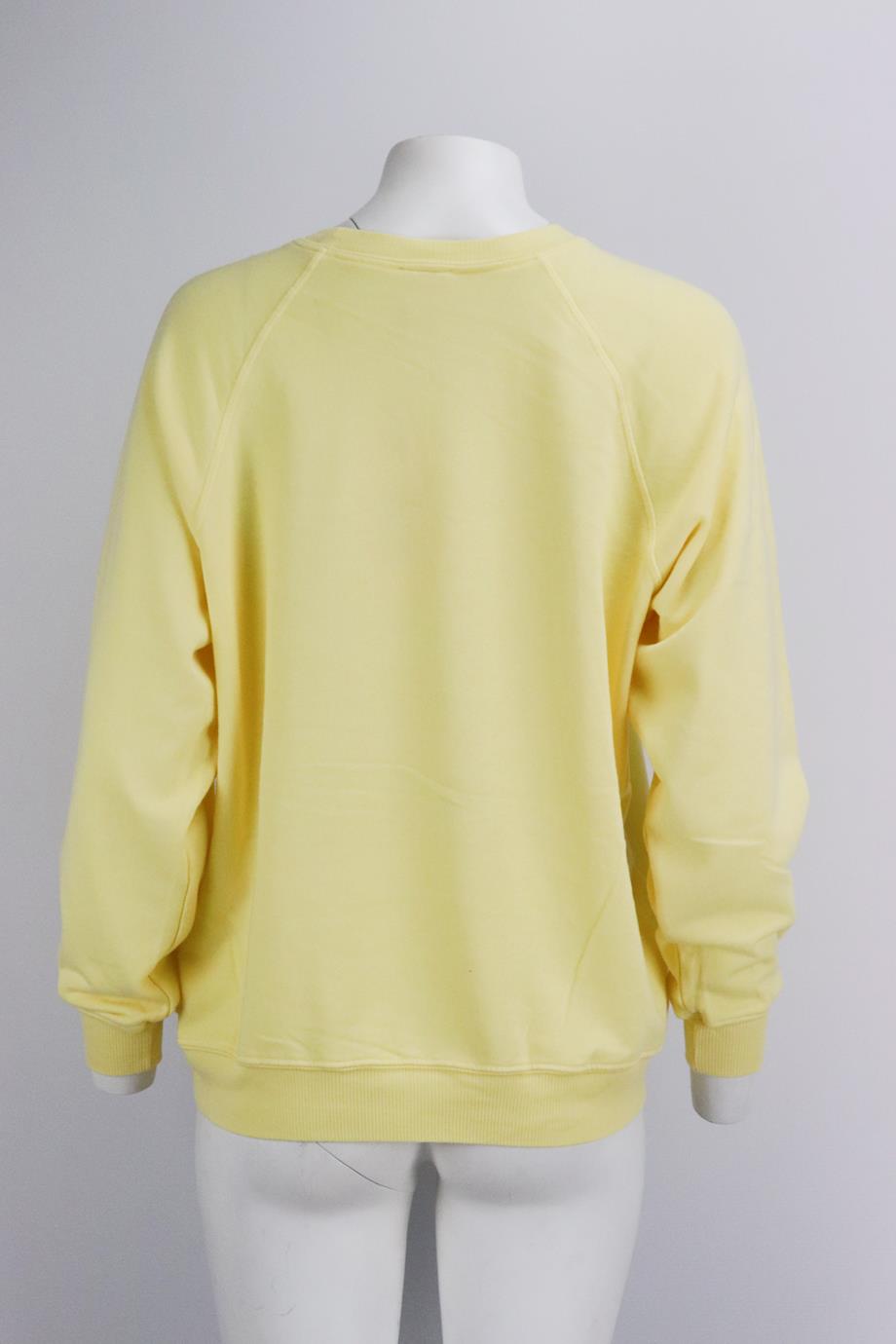 I STOLE MY BOYFRIEND'S SHIRT EMBROIDERED COTTON BLEND SWEATSHIRT MEDIUM/LARGE