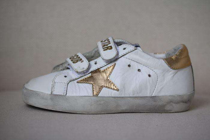 GOLDEN GOOSE FOR BONPOINT LTD EDITION KIDS WHITE TRAINERS EU 26 UK 8.5