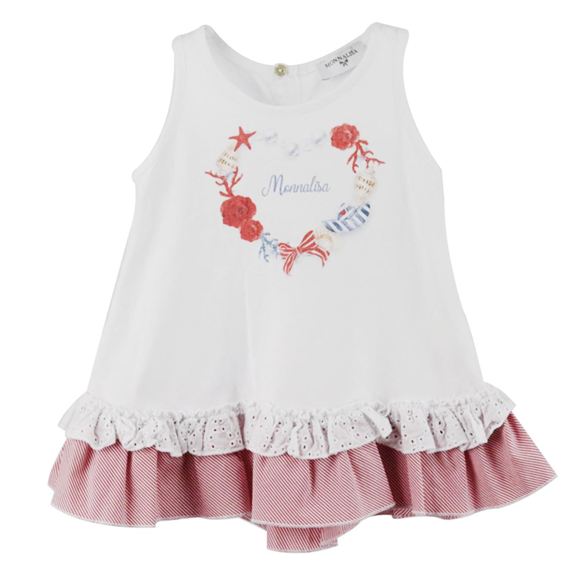 MONNALISA BABY GIRLS COTTON TOP 18 MONTHS