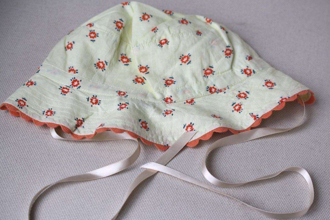 STELLA MCCARTNEY KIDS BABY FLORAL SUN HAT 18-24 MONTHS