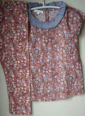 GUCCI BABY FLORAL BLOUSE AND LEGGINGS OUTFIT 24 MONTHS