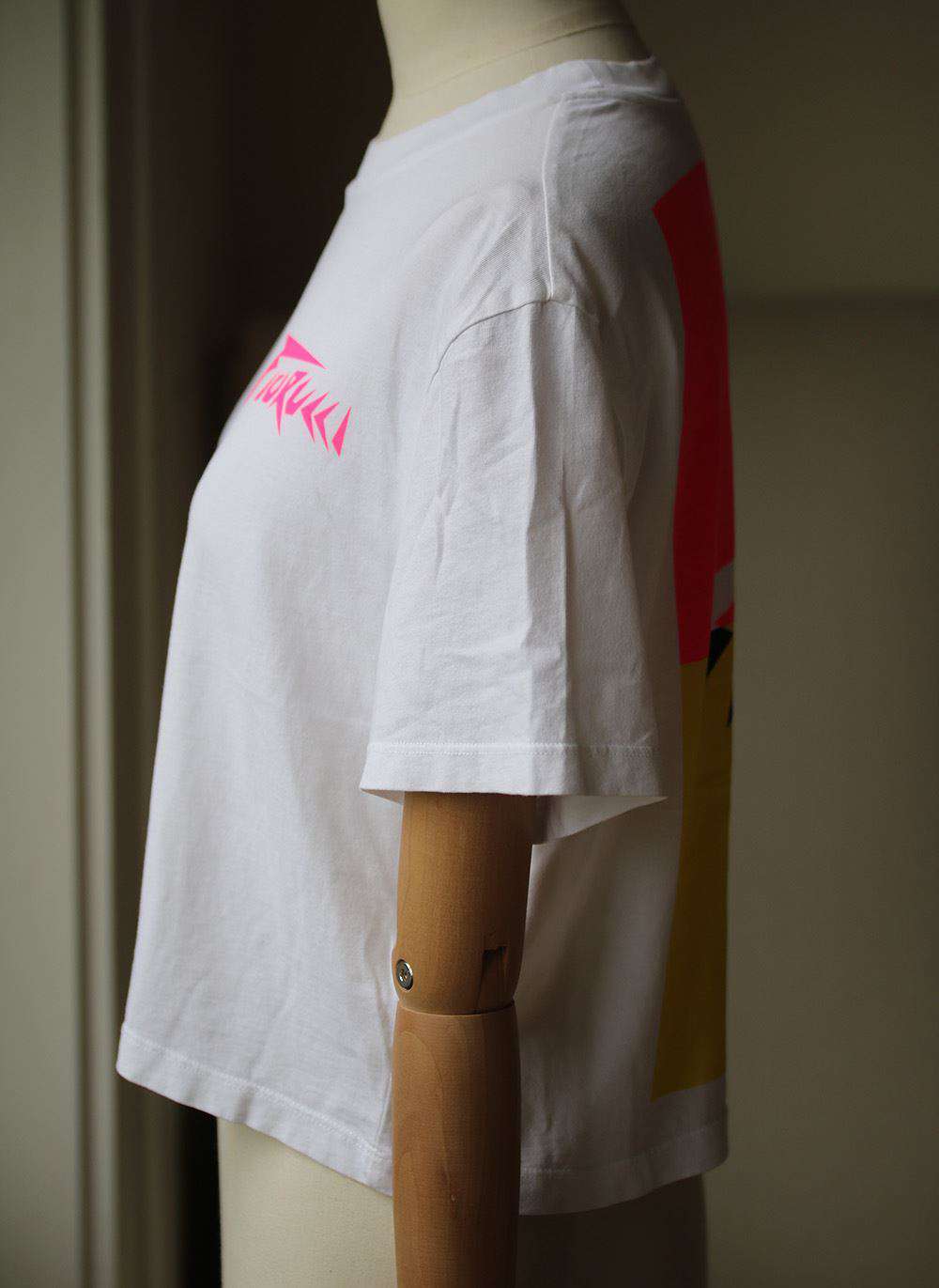 FIORUCCI HIGH VOLTAGE CROP T-SHIRT SMALL