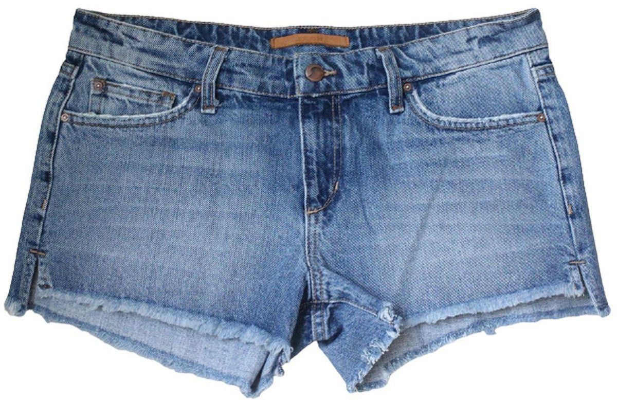 JOE'S YOSELYN HIGH LOW DENIM SHORTS W29 UK 10/12