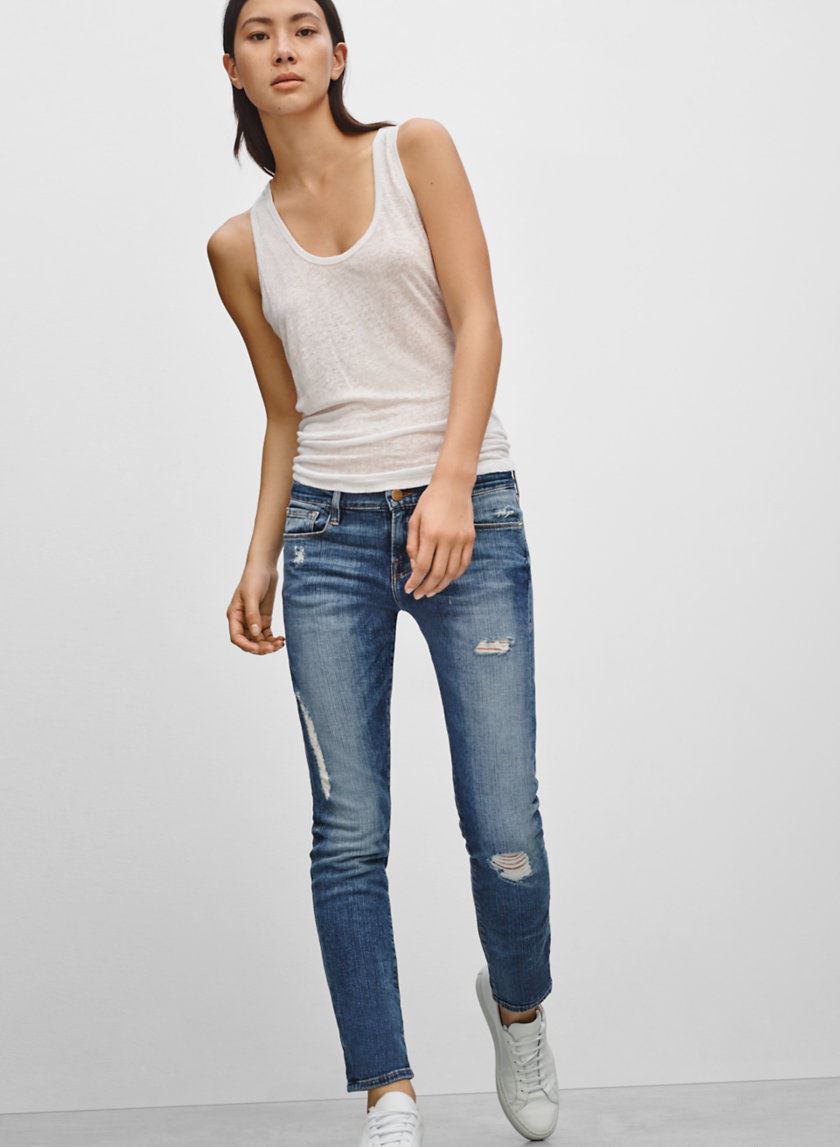 FRAME LE GARCON AMHERST JEANS W24 UK 6