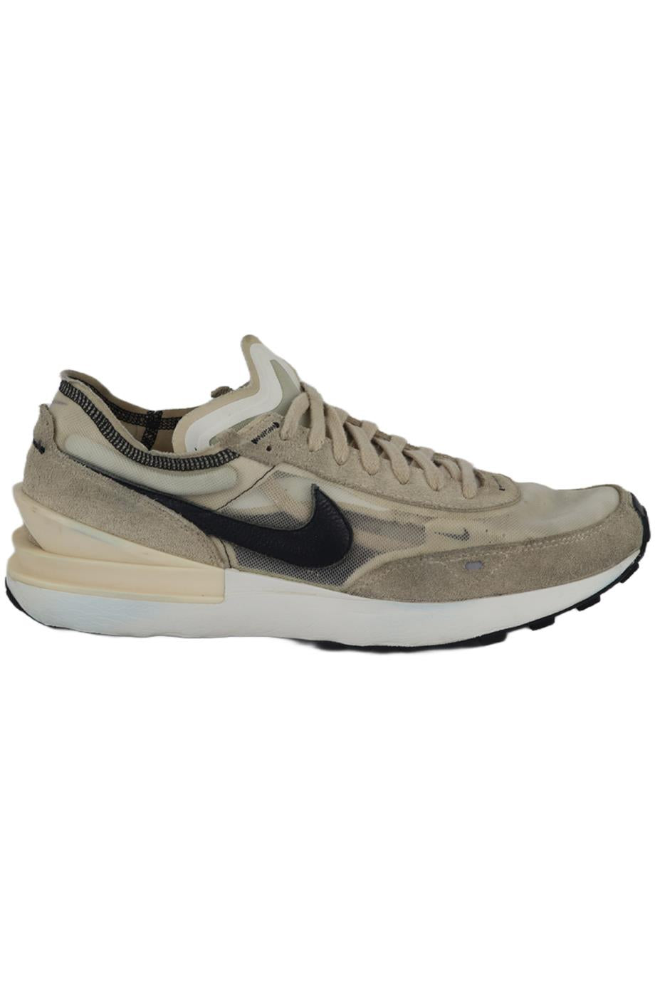 NIKE MEN'S WAFFLE ONE SUEDE LEATHER TRIMMED MESH SNEAKERS EU 47.5 UK 12 US 13