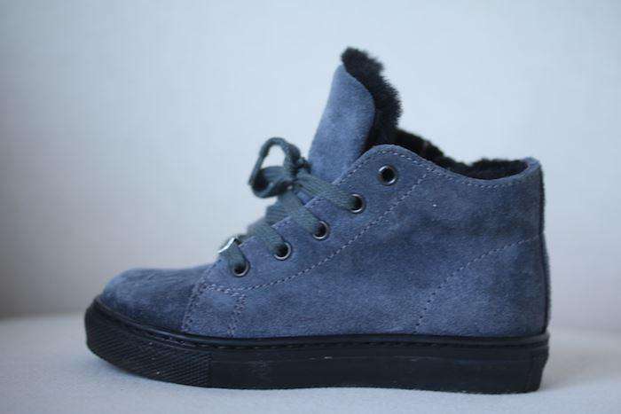 BABY DIOR BLUE SUEDE BOOTS EU 23 UK 6
