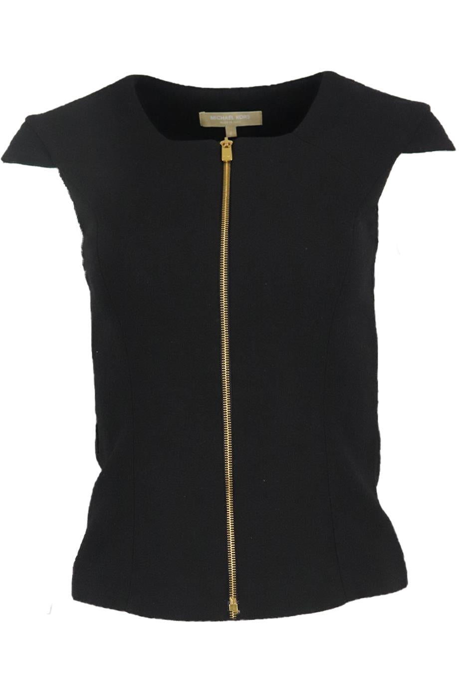 MICHAEL KORS WOOL CREPE TOP US 2 UK 6