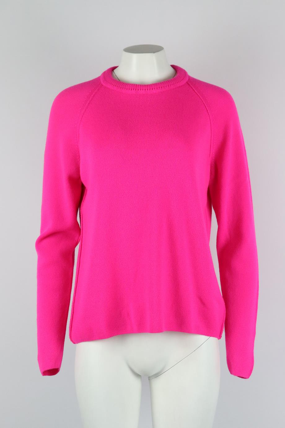 FORTE FORTE WOOL AND CASHMERE BLEND SWEATER UK 12