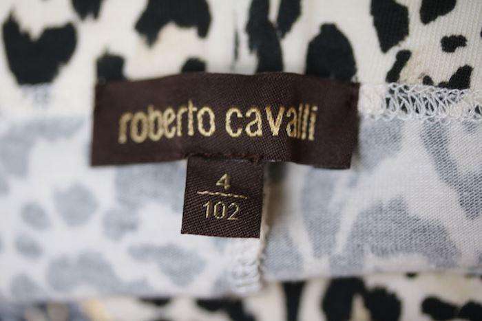 ROBERTO CAVALLI GIRLS LEOPARD PRINT LEGGINGS 4 YEARS