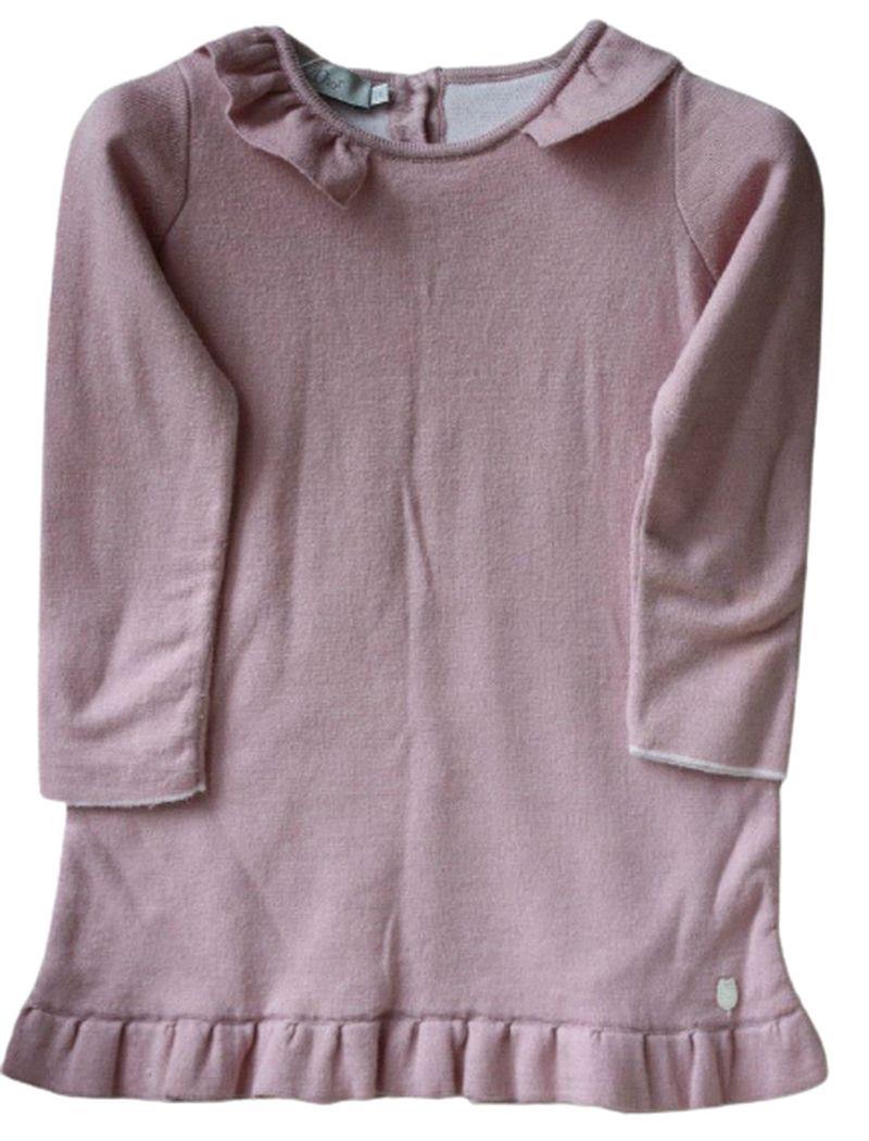 BABY DIOR PINK COTTON CASHMERE BLEND DRESS 18 MONTHS