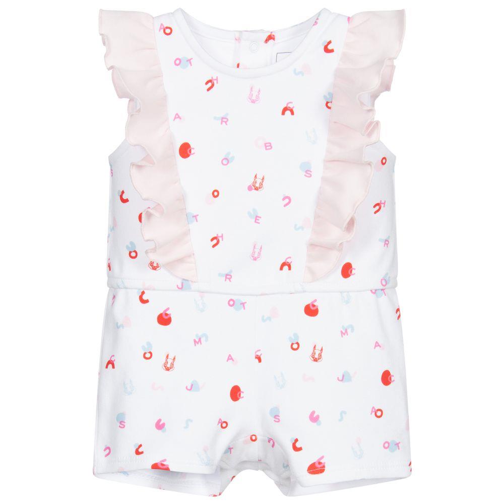 THE MARC JACOBS BABY GIRLS LOGO COTTON SHORTIE 6 MONTHS