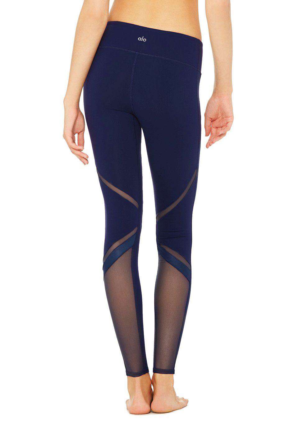 ALO YOGA EPIC SEMI-SHEER LEGGINGS XXSMALL