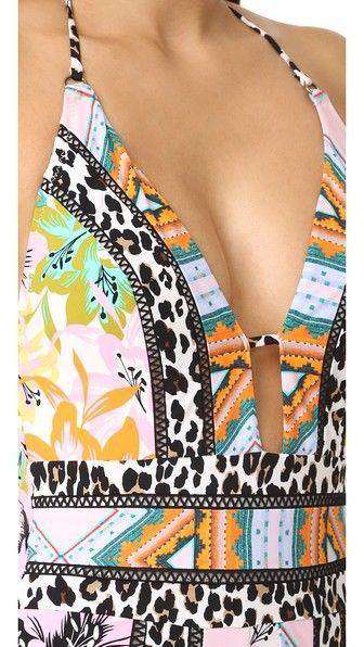 NANETTE LEPORE COPA CUBANA GODDESS SWIMSUIT SMALL