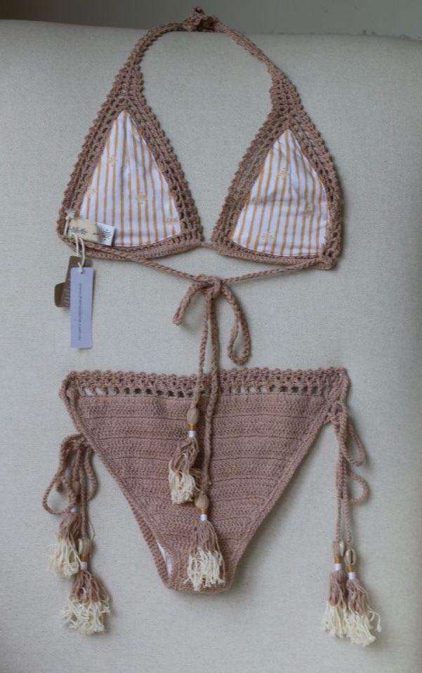 SHE MADE ME CROCHET BIKINI SMALL/MEDIUM/LARGE