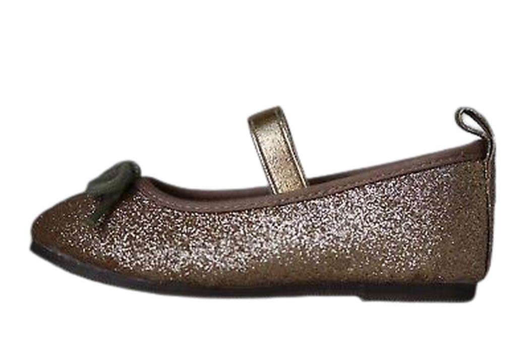 ANGEL'S FACE GIRLS GOLD GLITTER SHOES EU 24 UK 7