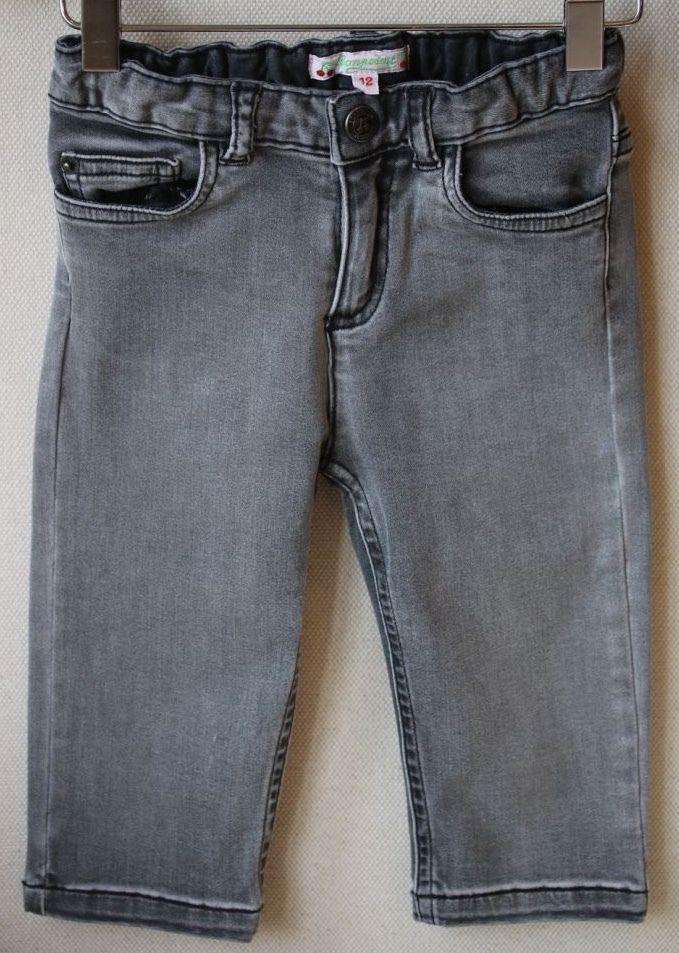 BONPOINT BABY GREY JEANS 12 MONTHS