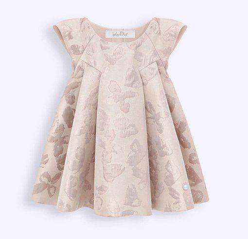 BABY DIOR JACQUARD DRESS AND BLOOMERS 18 MONTHS