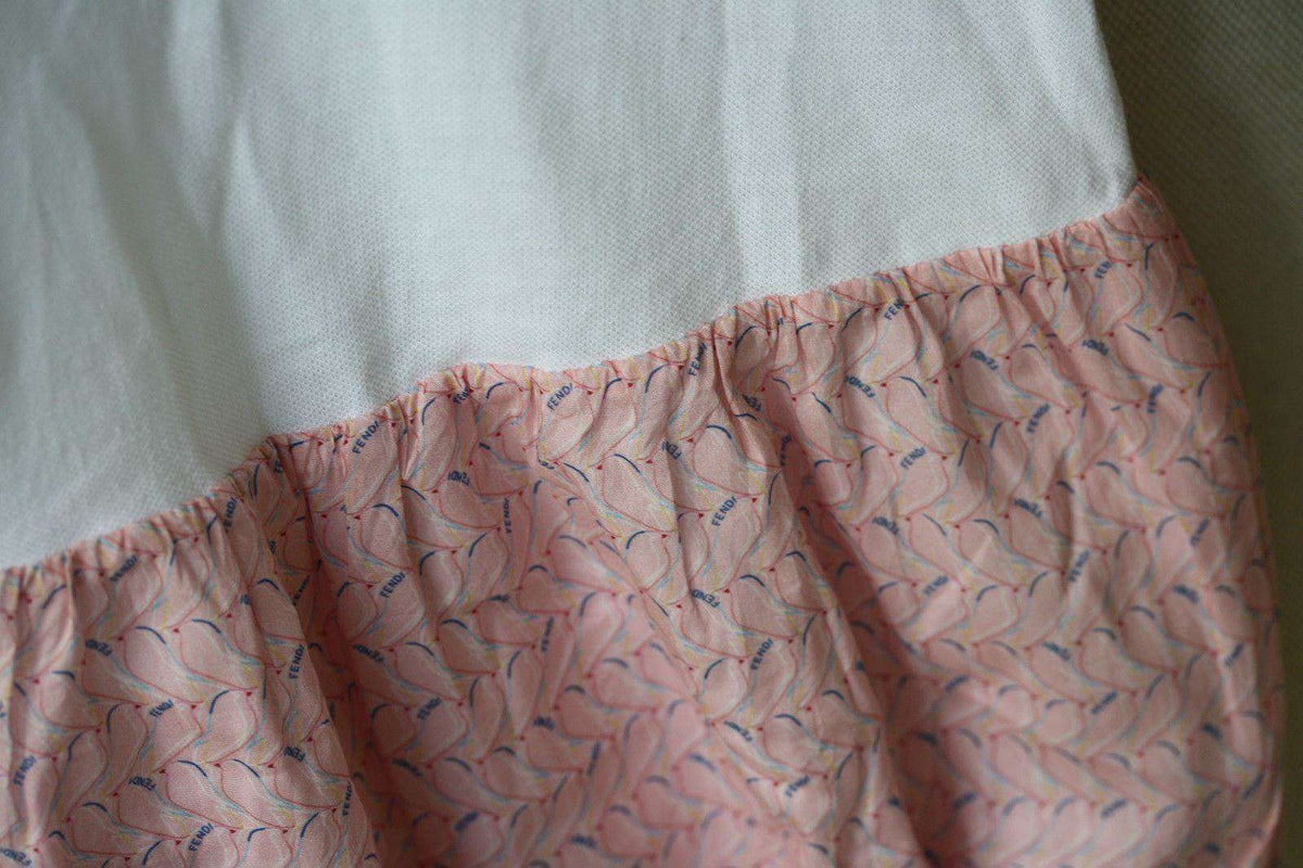FENDI BABY PINK BIRD BUBBLE SHORTIE 18 MONTHS