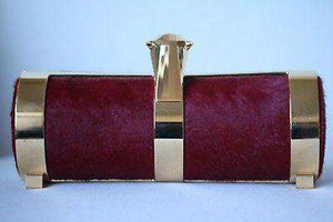 STARK AT HARRODS RED PONY PANTHER CLUTCH BAG