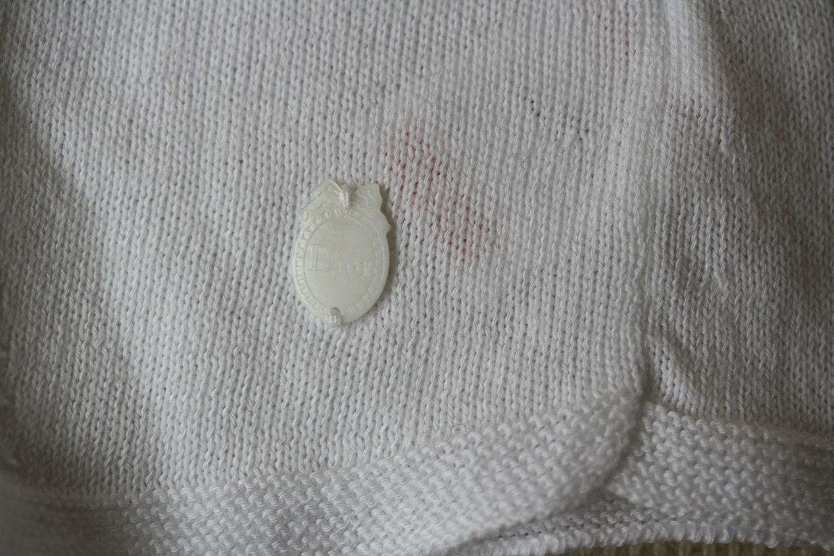 BABY DIOR IVORY WHITE KNIT CARDIGAN 18 MONTHS