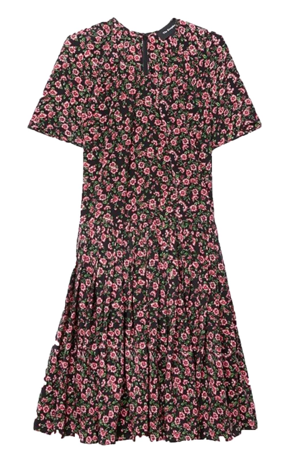 THE KOOPLES FORGET ME NOT PRINT MINI DRESS XXSMALL