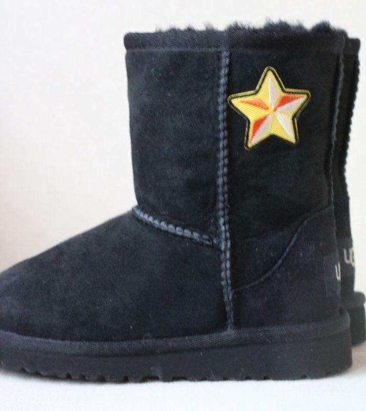 UGG AUSTRALIA BABY KIDS EMBROIDERED BOOTS EU 23.5 UK 6