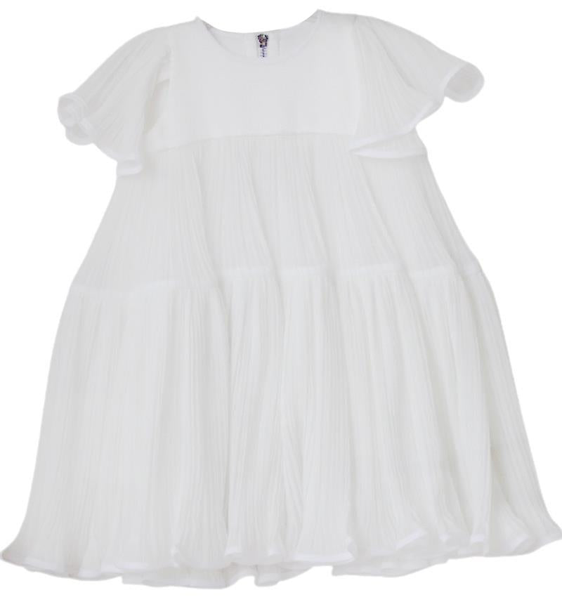 MISS MATICEVSKI BABY GIRLS IVORY CHIFFON DRESS 2 YEARS