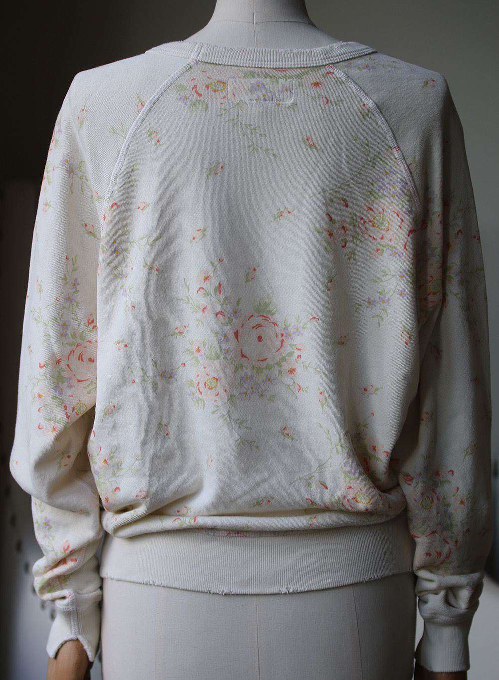 THE GREAT COLLEGE FLORAL COTTON SWEATER 0 UK 6