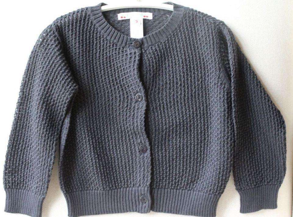 BONPOINT BABY GIRLS OPENWORK CARDIGAN 3 YEARS