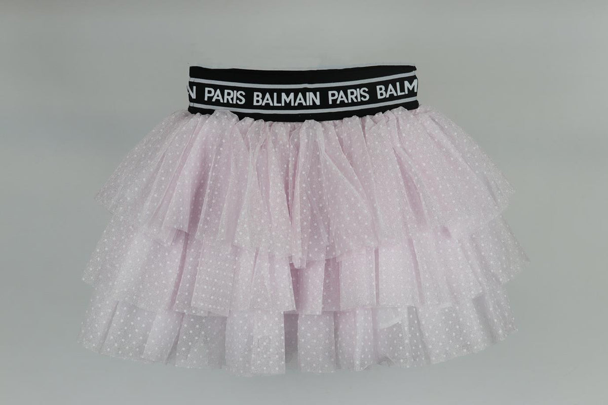 BALMAIN KIDS GIRLS TULLE SKIRT 8 YEARS
