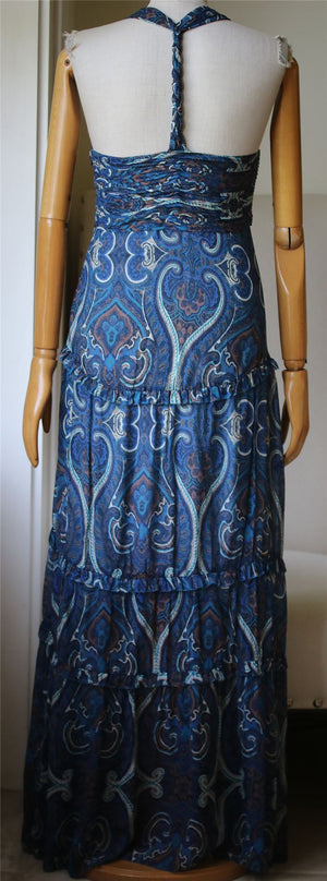 INTERMIX MURY PRINTED CHIFFON GOWN MEDIUM