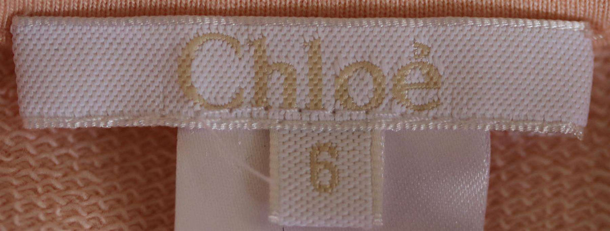 CHLOÉ KIDS GIRLS LOGO PRINT COTTON SWEATSHIRT 6 YEARS