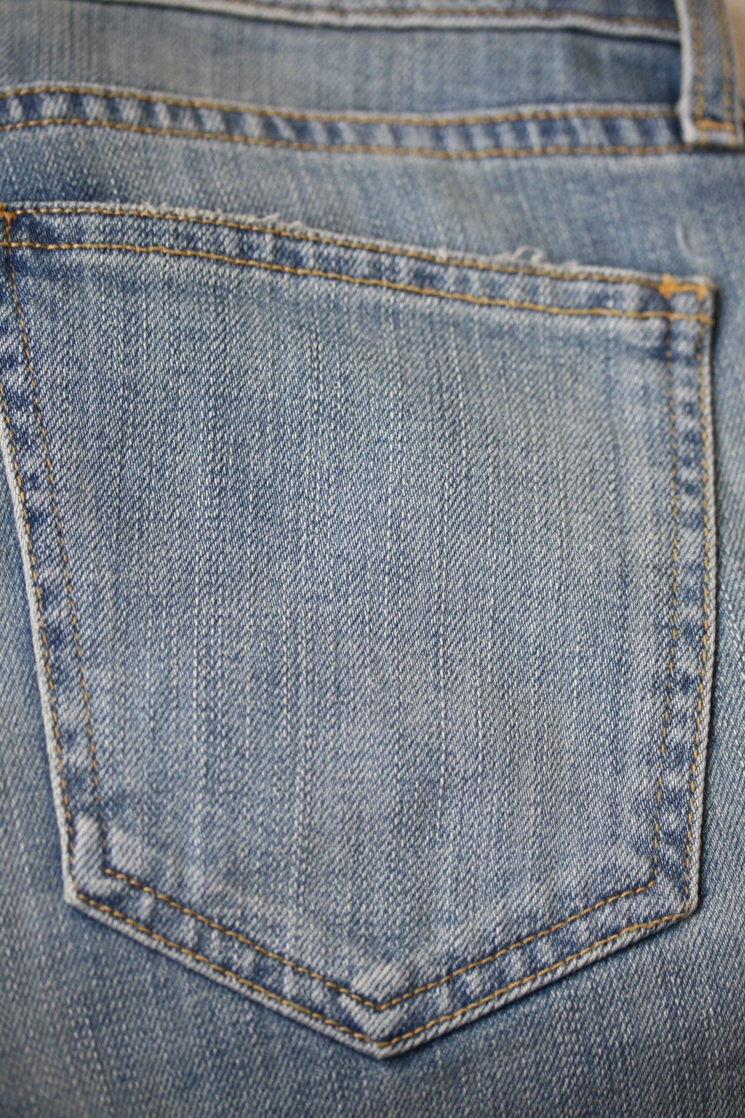 CURRENT ELLIOTT THE SILVERLAKE ZIP BLUE JEANS W27 UK 8/10