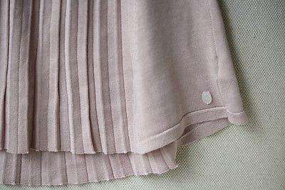 DIOR BABY PINK SILK AND COTTON BLEND DRESS AND CARDIGAN 18 MONTHS