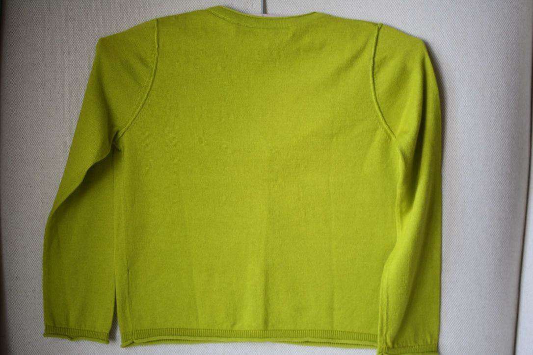 BONPOINT BABY YELLOW CHERRIES COTTON CARDIGAN 3 YEARS