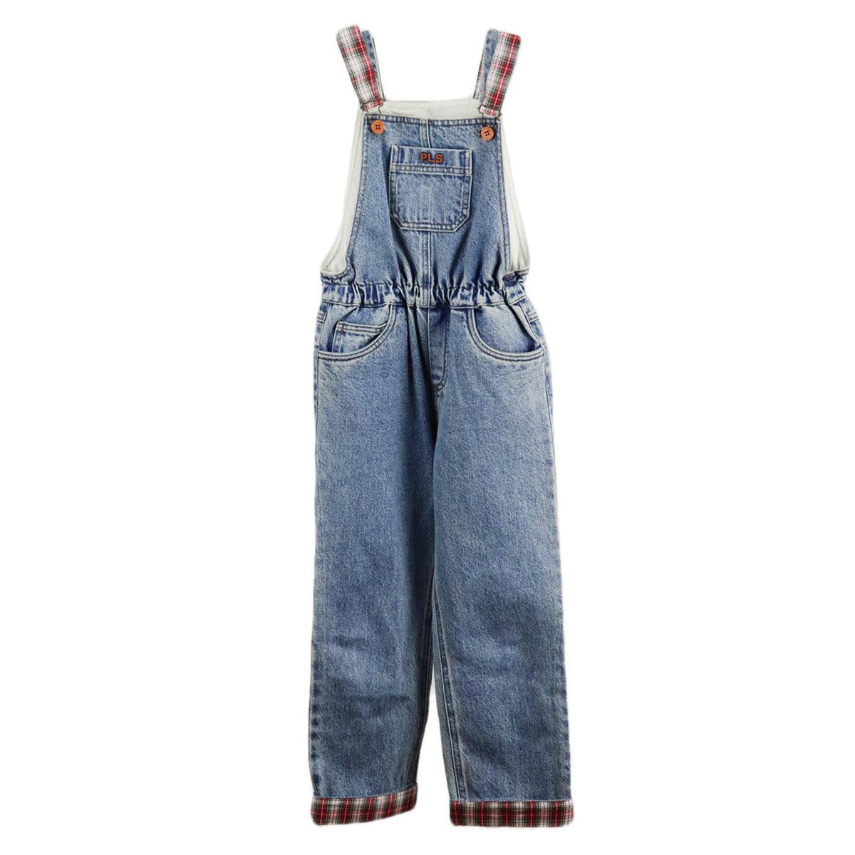 PHILOSOPHY DI LORENZO SERAFINI KIDS UNISEX DENIM DUNGAREES 8 YEARS