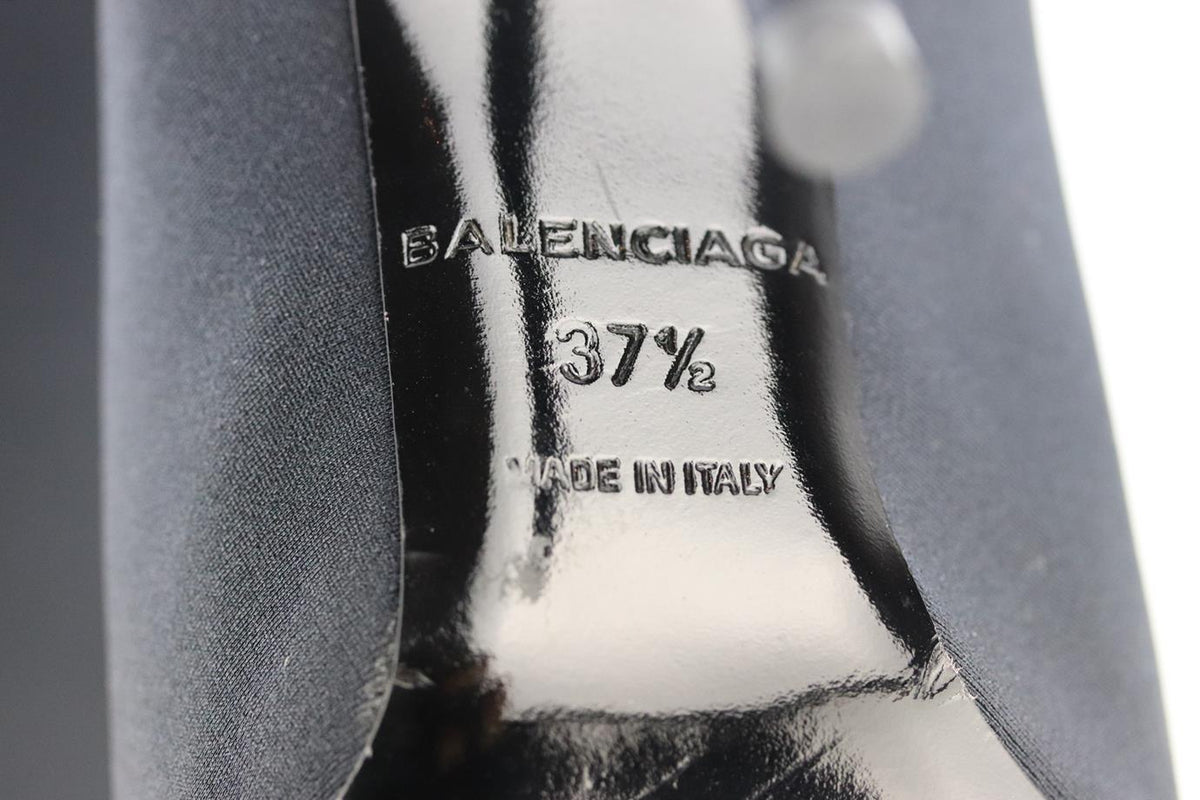 BALENCIAGA KNIFE STRETCH JERSEY OVER THE KNEE BOOTS EU 37.5 UK 4.5 US 7.5
